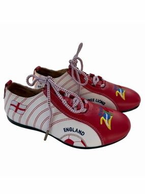 Tyrek FIFA Soccer Shoes Size 2.5 England 2014 Brazil World Cup Youth NEW Leather